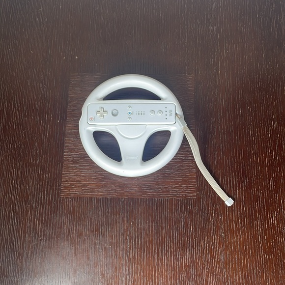 Bundle White Nintendo LU392586243 Wii console RVL-001/ Stand / Mario kart wheel - Picture 8 of 8